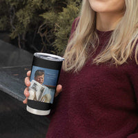 John F. Kennedy Smoking Smoker Tumbler Cup If Not Us Who If Not Now When Quote