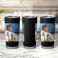 John F. Kennedy Smoking Smoker Tumbler Cup If Not Us Who If Not Now When Quote