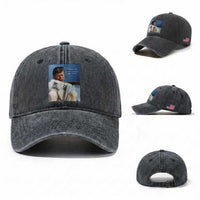 John F. Kennedy Smoking Smoker Washed Cotton Baseball Cap If Not Us Who If Not Now When Quote