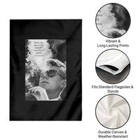 John F Kennedy Cigar Smoking Sunglasses Garden Flag Those Who Dare To Fail Miserably Can Achive Greatly