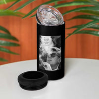 John F Kennedy Cigar Smoking Sunglasses 4 in 1 Can Cooler Tumbler Those Who Dare To Fail Miserably Can Achive Greatly