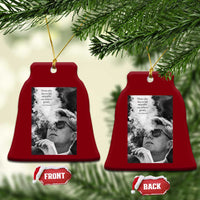 John F Kennedy Cigar Smoking Sunglasses Ceramic Ornament Those Who Dare To Fail Miserably Can Achive Greatly