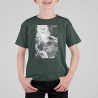John F Kennedy Cigar Smoking Sunglasses T Shirt For Kid Those Who Dare To Fail Miserably Can Achive Greatly