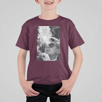 John F Kennedy Cigar Smoking Sunglasses T Shirt For Kid Those Who Dare To Fail Miserably Can Achive Greatly