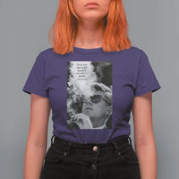 John F Kennedy Cigar Smoking Sunglasses T Shirt For Women Those Who Dare To Fail Miserably Can Achive Greatly