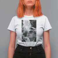 John F Kennedy Cigar Smoking Sunglasses T Shirt For Women Those Who Dare To Fail Miserably Can Achive Greatly