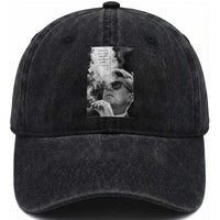 John F Kennedy Cigar Smoking Sunglasses Washed Cotton Baseball Cap Those Who Dare To Fail Miserably Can Achive Greatly