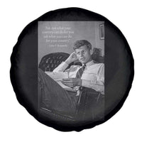 John F Kennedy Quote Spare Tire Cover American President History