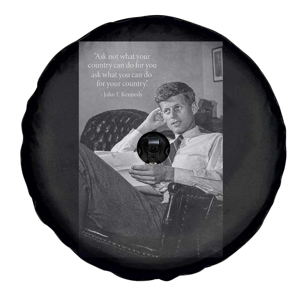 John F Kennedy Quote Spare Tire Cover American President History