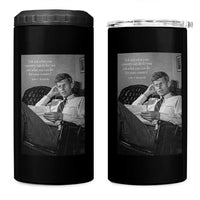 John F Kennedy Quote 4 in 1 Can Cooler Tumbler American President History
