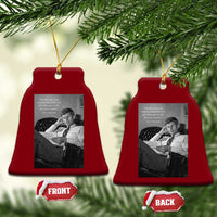 John F Kennedy Quote Ceramic Ornament American President History