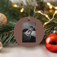 John F Kennedy Quote Ceramic Ornament American President History