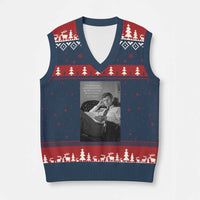 John F Kennedy Quote V-Neck Knit Sweater Vest American President History