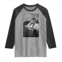 John F Kennedy Quote Raglan Shirt American President History