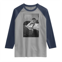John F Kennedy Quote Raglan Shirt American President History