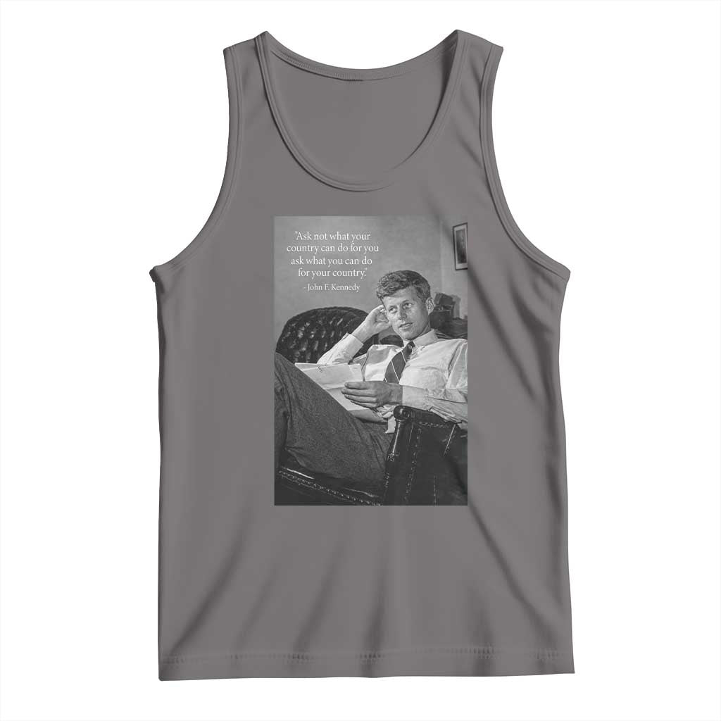 John F Kennedy Quote Tank Top American President History