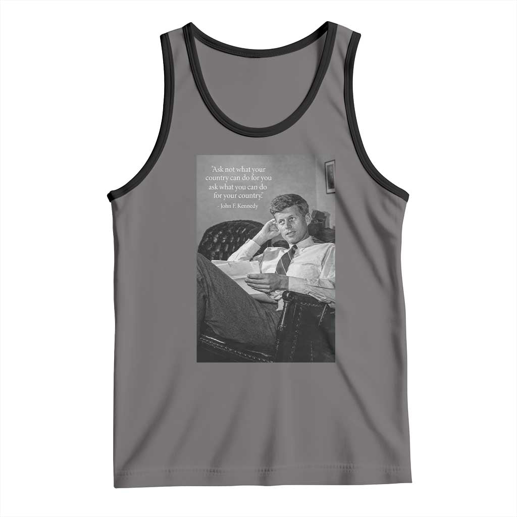 John F Kennedy Quote Tank Top American President History