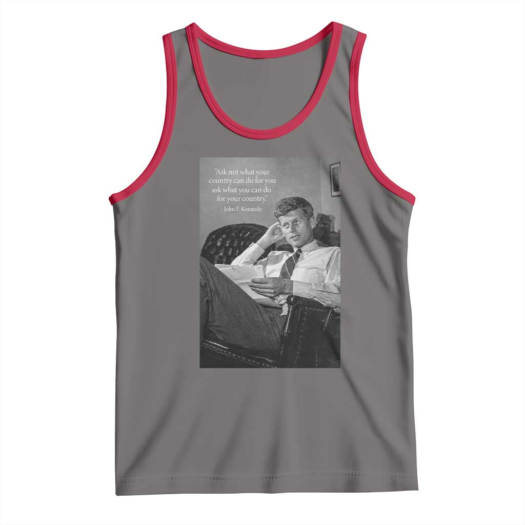 John F Kennedy Quote Tank Top American President History