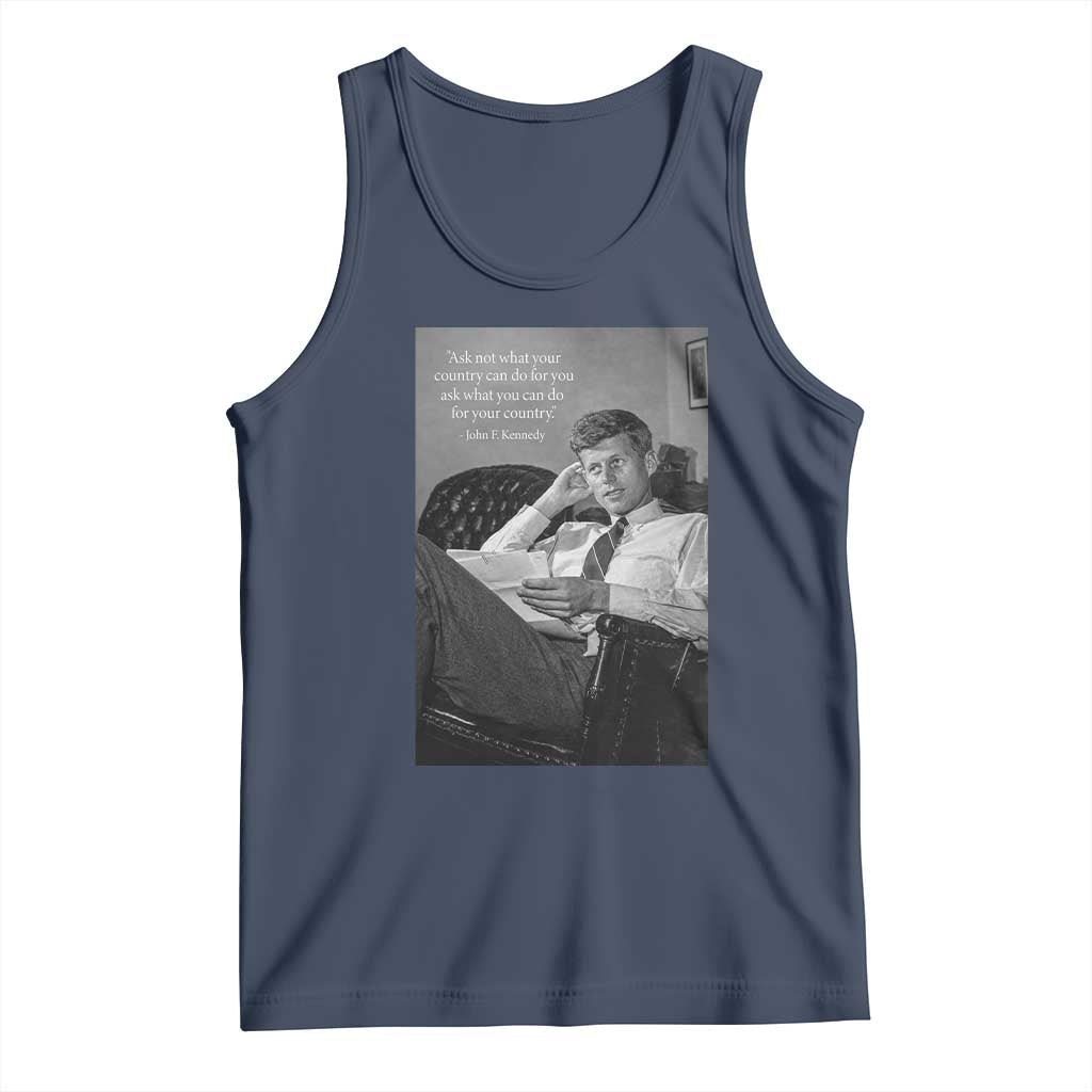 John F Kennedy Quote Tank Top American President History