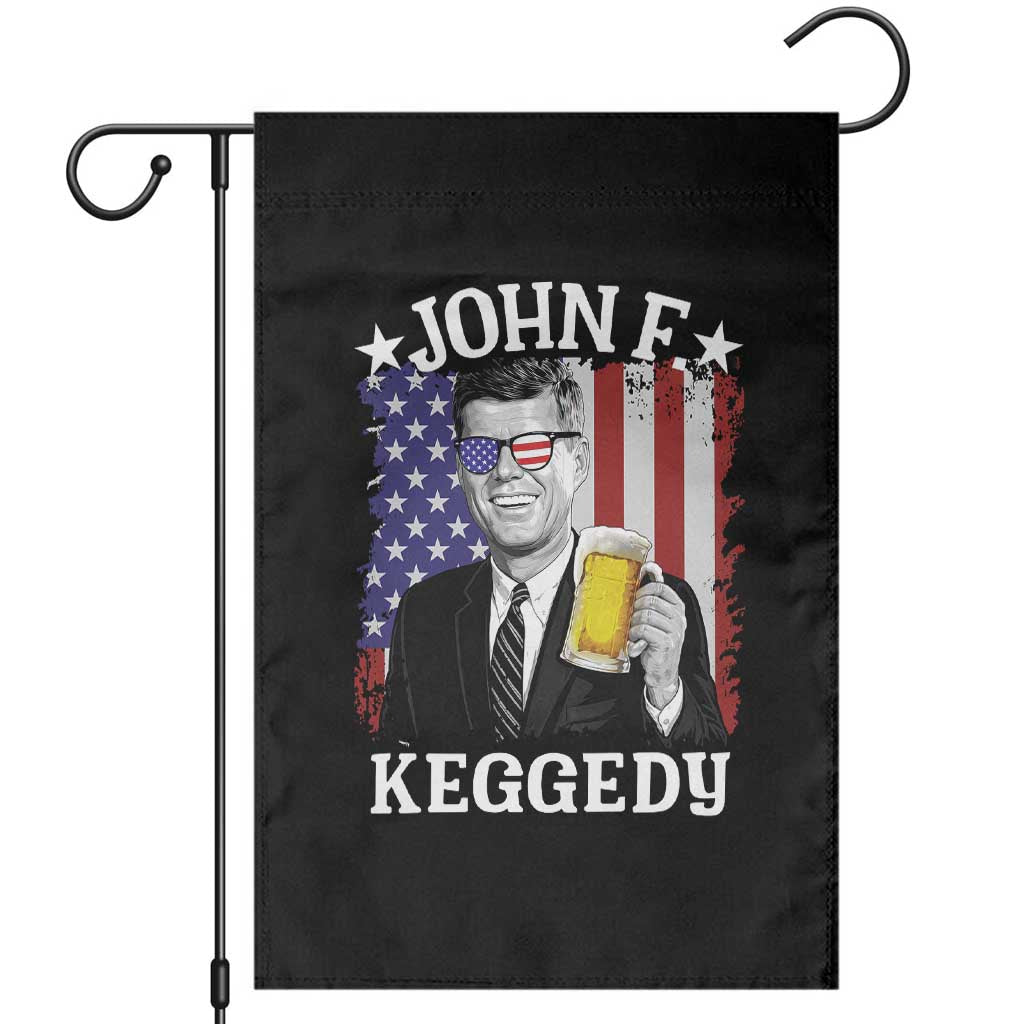 John F Kennedy Garden Flag 4th of July America Flag Beer