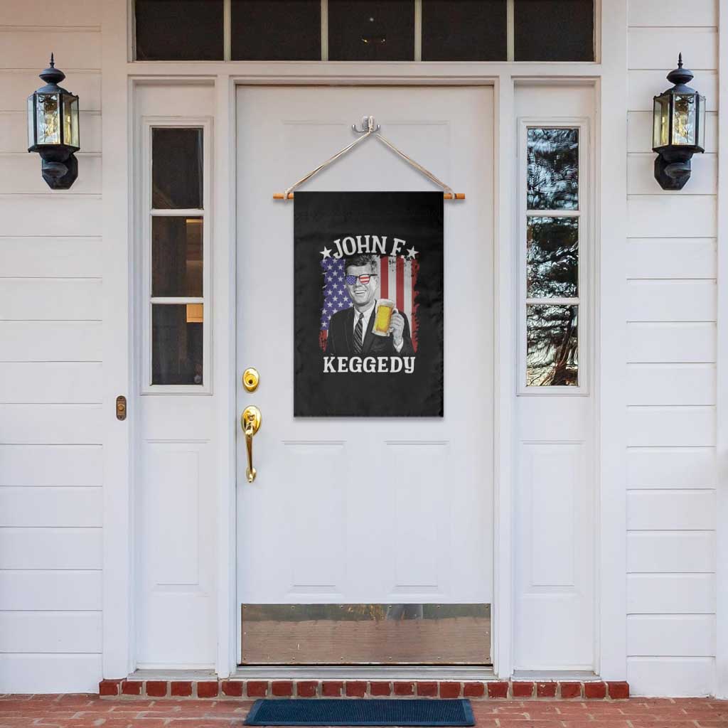 John F Kennedy Garden Flag 4th of July America Flag Beer