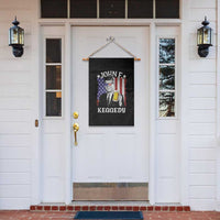 John F Kennedy Garden Flag 4th of July America Flag Beer