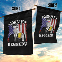 John F Kennedy Garden Flag 4th of July America Flag Beer