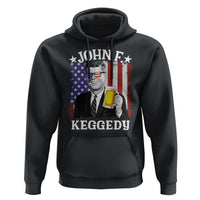 John F Kennedy Hoodie 4th of July America Flag Beer