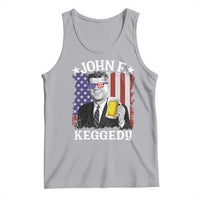 John F Kennedy Tank Top 4th of July America Flag Beer