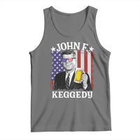 John F Kennedy Tank Top 4th of July America Flag Beer