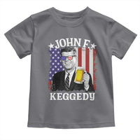 John F Kennedy Toddler T Shirt 4th of July America Flag Beer