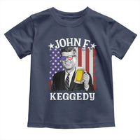 John F Kennedy Toddler T Shirt 4th of July America Flag Beer