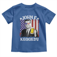 John F Kennedy Toddler T Shirt 4th of July America Flag Beer