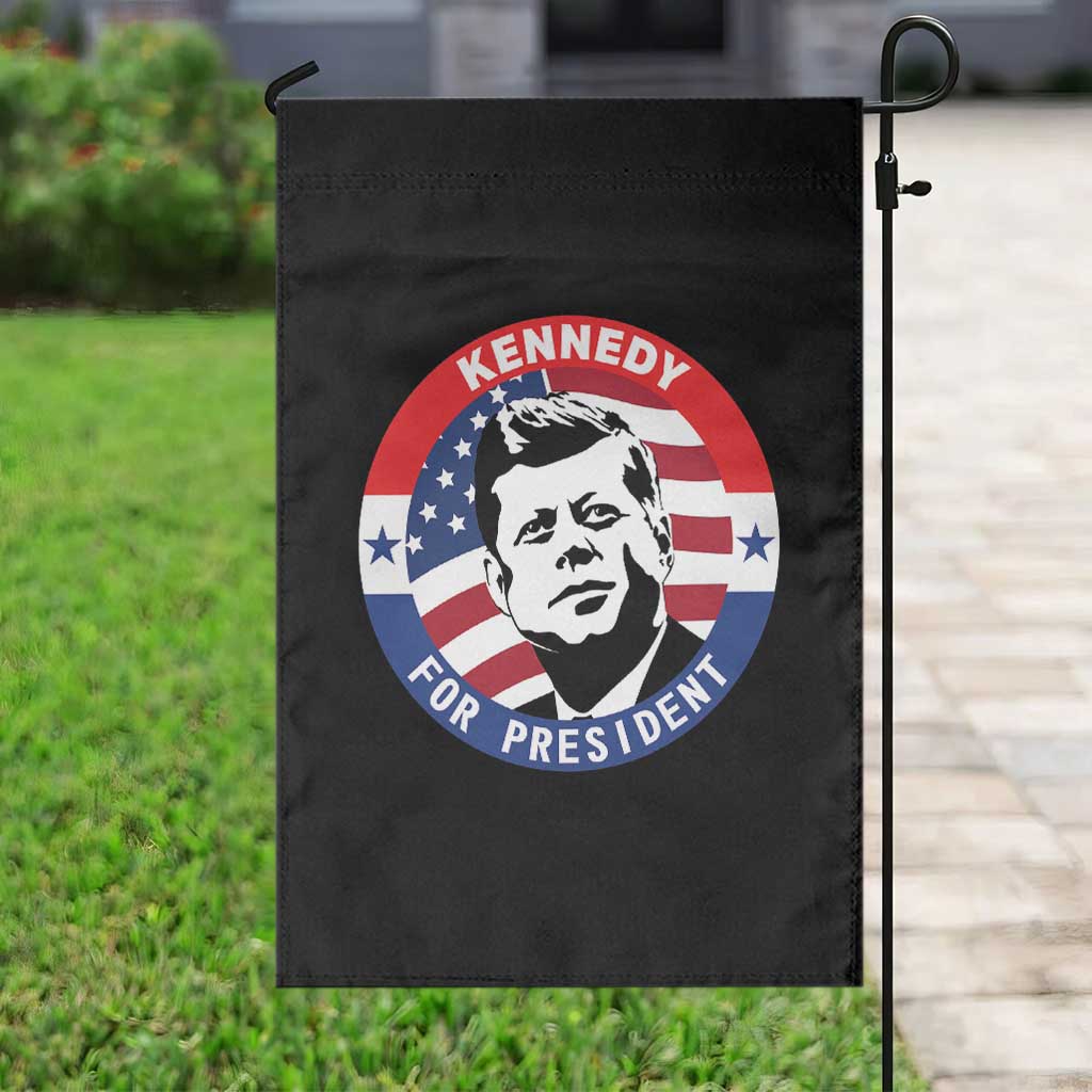 John F Kennedy US President American History Garden Flag