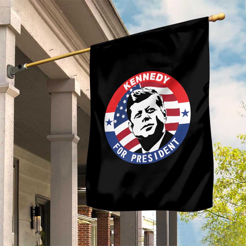 John F Kennedy US President American History Garden Flag