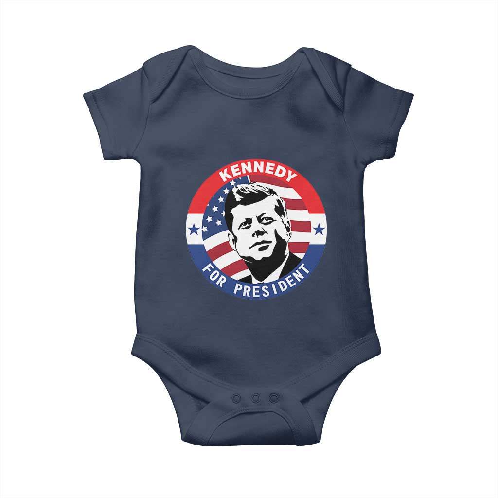 John F Kennedy US President American History Baby Onesie