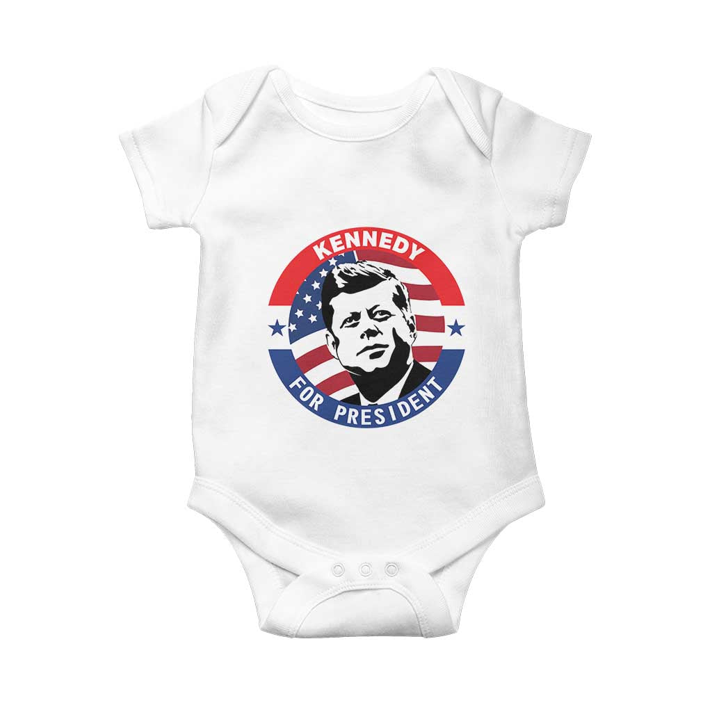 John F Kennedy US President American History Baby Onesie