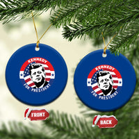 John F Kennedy US President American History Ceramic Ornament