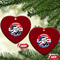 John F Kennedy US President American History Ceramic Ornament