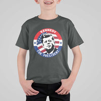 John F Kennedy US President American History T Shirt For Kid