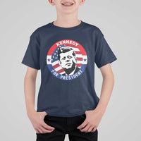 John F Kennedy US President American History T Shirt For Kid
