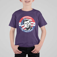 John F Kennedy US President American History T Shirt For Kid