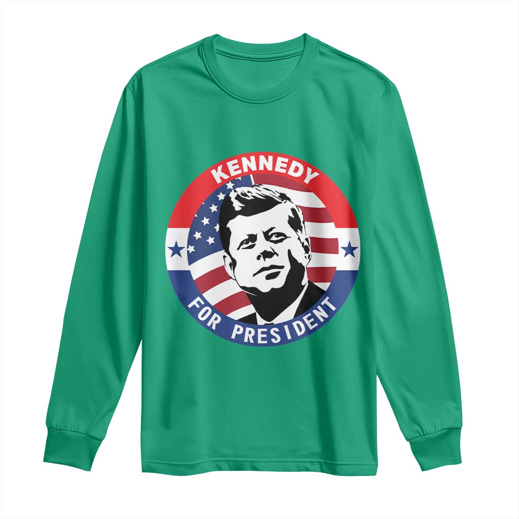 John F Kennedy US President American History Long Sleeve Shirt