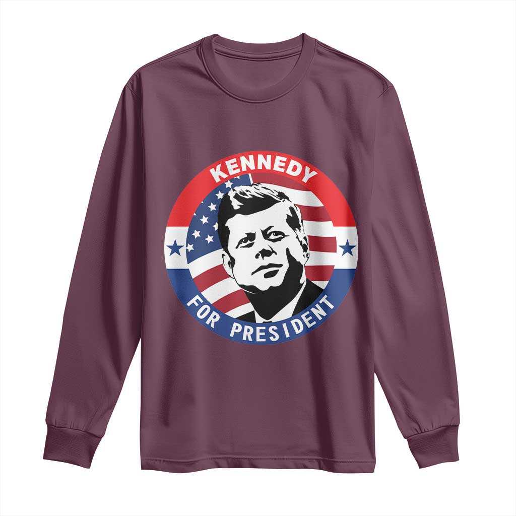 John F Kennedy US President American History Long Sleeve Shirt