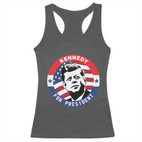 John F Kennedy US President American History Racerback Tank Top