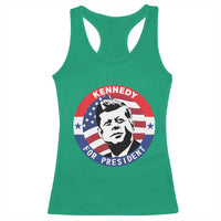 John F Kennedy US President American History Racerback Tank Top