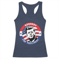 John F Kennedy US President American History Racerback Tank Top