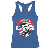 John F Kennedy US President American History Racerback Tank Top