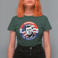 John F Kennedy US President American History T Shirt For Women