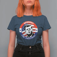 John F Kennedy US President American History T Shirt For Women